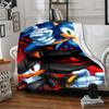 1Pc Sonic Adventure Shadow'S Rise Blanket Soft And Comfortable Casual Warm Camping Travel Christmas Halloween Xmas Gift M929163