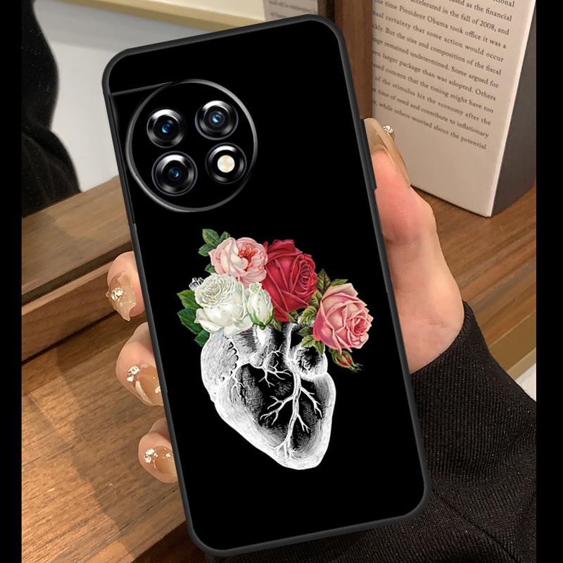 Чехол-арт 'Анатомия человека: Сердце' для OnePlus Nord 2 2T CE 3 Lite N10 N20 Ace 8T 9R 9RT 10R 10T 11R 8 9 10 Pro 11