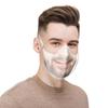 1pc Reusable Transparent Face Mask, Anti Oil Splash Isolation Transparent Face Mask Kitchen Tool