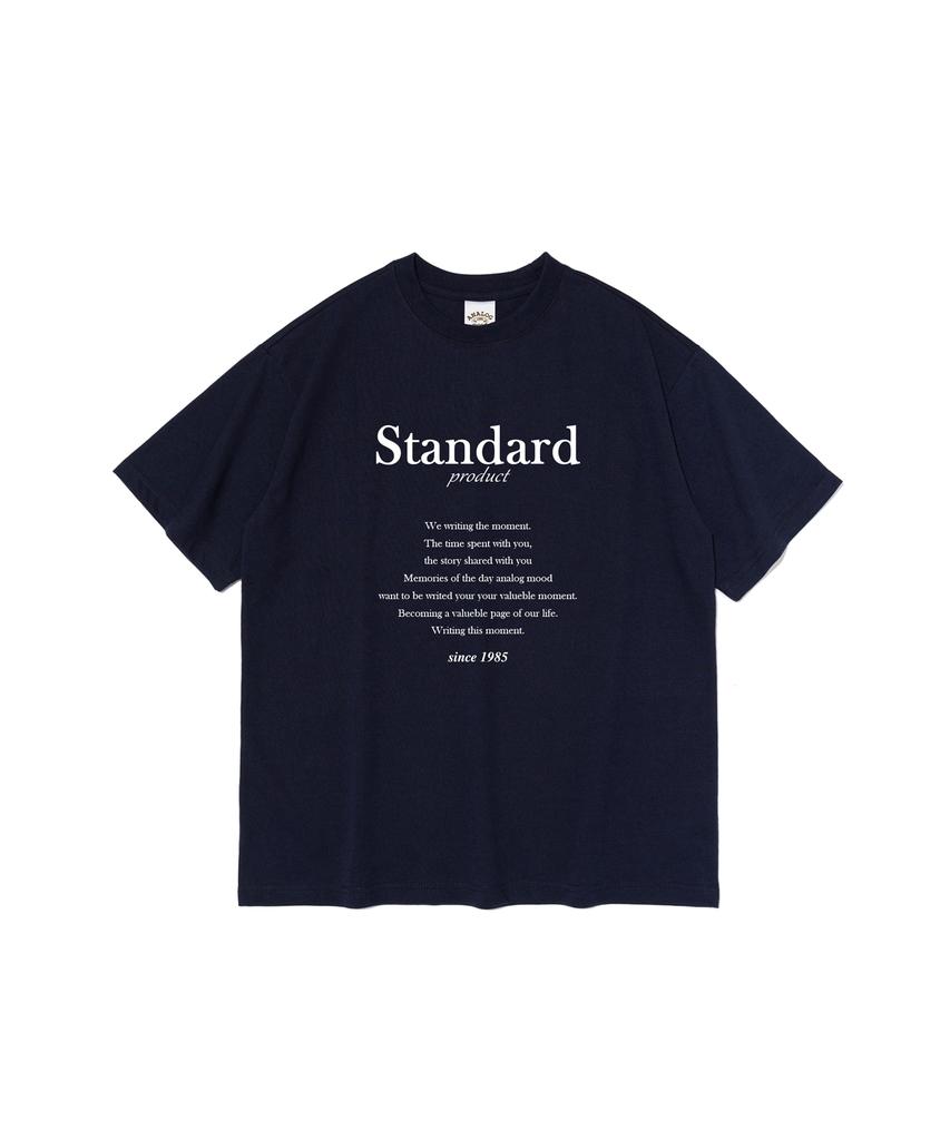 ANALOG MOOD Standard History Short Sleeve T-Shirt (Navy)