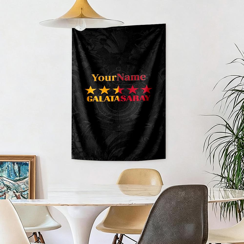 Galatasaray Custom Your Name Wall Decor Tapestry Art For Pet Memorial Birthdaywedding Party Backdrop Family Gift