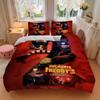 Custom 3Pcs Fnaf Horror Movie Poster Bedding Sets For All Sizes New 3D Printed Bed Cover Comforter Duvet Cover Pillowcase Bedroom Decoration