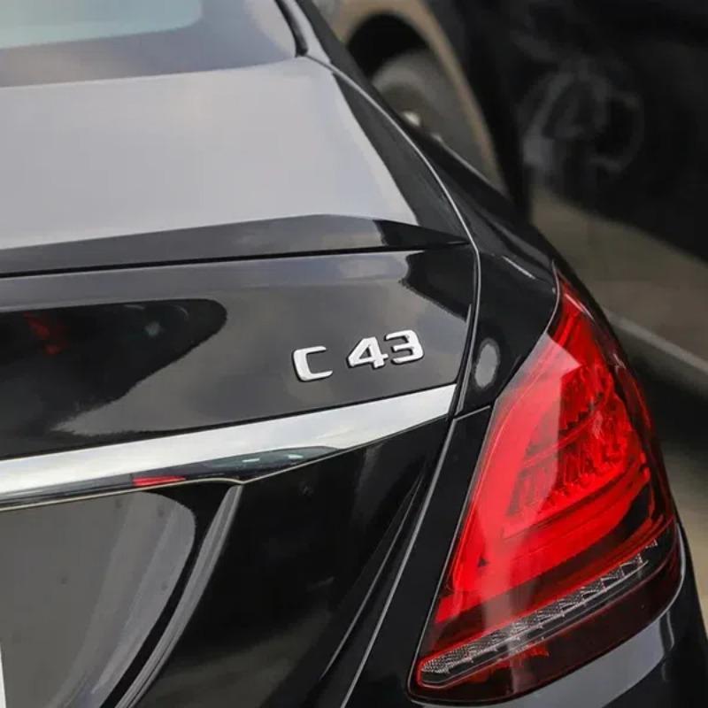 3D ABS Хром Наклейка с буквами на заднюю крышку багажника автомобиля Для C63 C43 G65 Эмблема Логотип Аксессуары