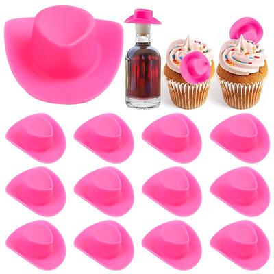 10/20/30 шт. Мини-ковбойские шляпы Сделай сам Топпер для бутылок/кексов для девичника, свадебное украшение, принадлежности для дня рождения в западном стиле