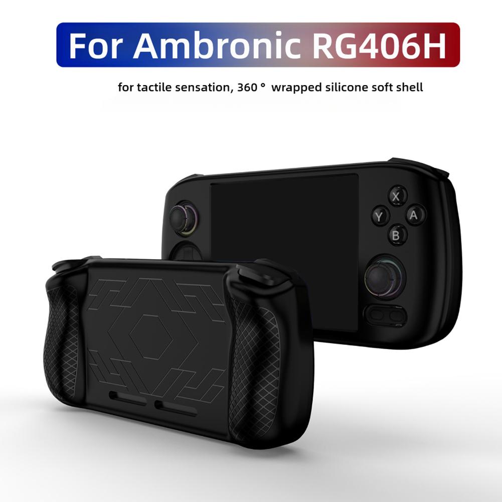 Силиконовый мягкий чехол для игровой консоли ANBERNIC RG 406H защитный игровой чехол противоударный консоль S M8F4
