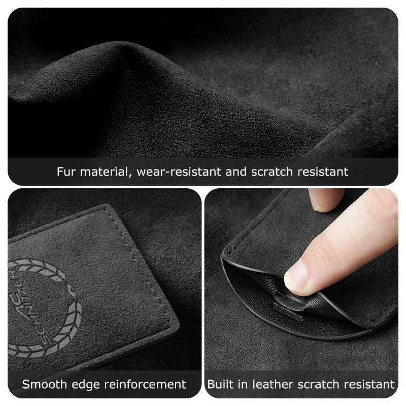 Car Key Card Holder NFC Smart Card Case Suede Protective Shell For BMW 1 3 5 7 Series M Performance M M3 M5 X1 X2 X3 X4 X5 UNYDV1