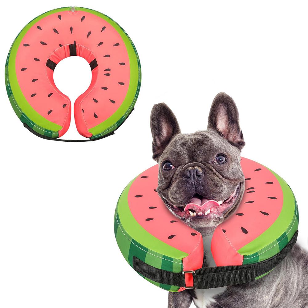 Inflatable Cone Collar for Large Medium Small Dogs, Soft Adjustable Recovery Collar for Dogs Cats,Dog Cone Neck After Surgery