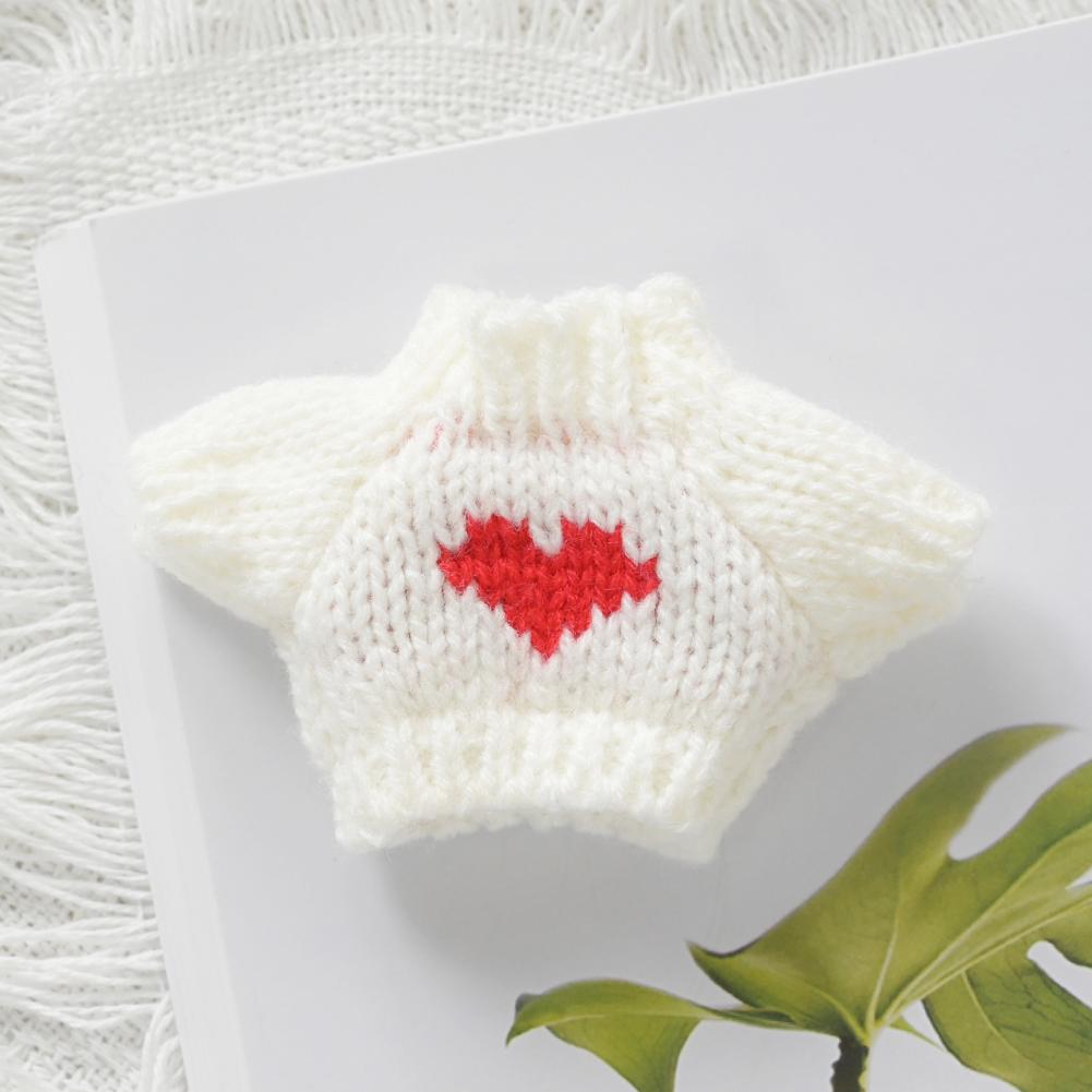 Для 14 см хлопковый комбинезон для кукол с мультяшным сердцем, сменный наряд для плюшевой куклы, аксессуары для игрового домика, мини-одежда