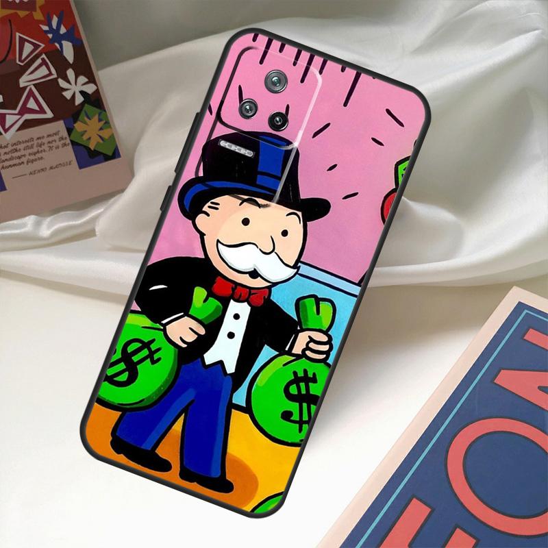 Dollar M-Monopolys Case For Xiaomi 13 14 Ultra 11T 12T 13T Pro 12 Lite POCO X6 M6 Pro X3 X4 X5 M5s F3 F5 Cover