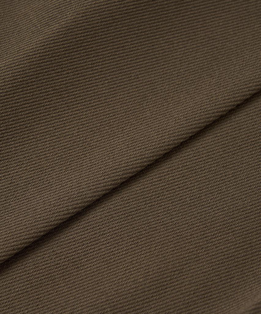 Cotton Bell Elastic Pleated Skirt - Brown