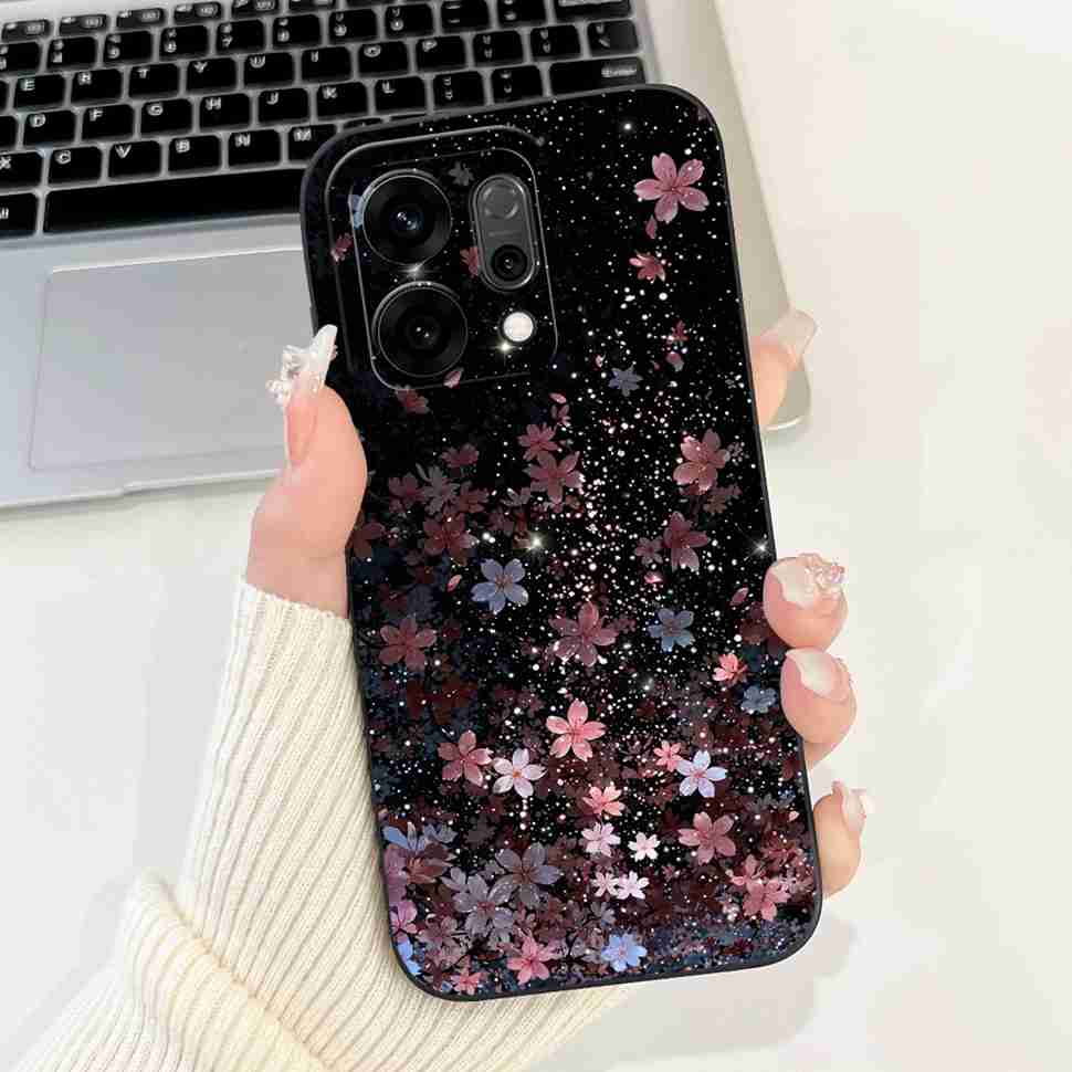 Для Oppo Reno14 5G PLA110 Чехол Милый Кролик Подсолнух Мягкий Силиконовый Чехол Для Oppo Reno 14 CPH2737 6.59" Защитные Чехлы Coque