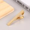 1шт простой стиль зажим для галстука для мужчин застежка короткий зажим золотой цвет зажим для галстука