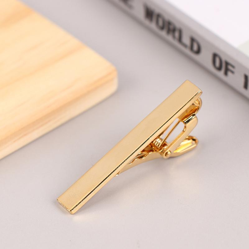 1шт простой стиль зажим для галстука для мужчин застежка короткий зажим золотой цвет зажим для галстука