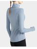 2023 Spring/Autumn Slim Fit Yoga Jacket: Long Sleeve, Stand Collar, Zip-Up for Running & Training