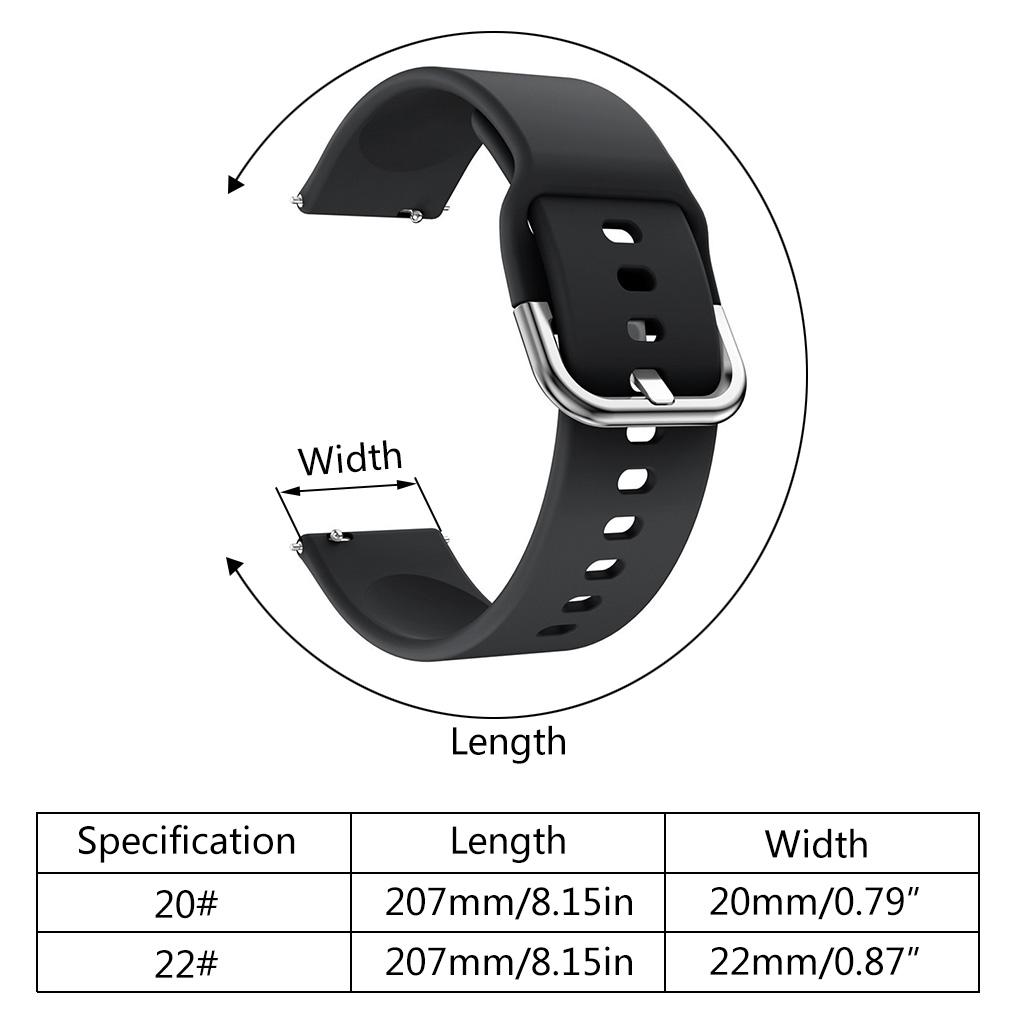Смарт-браслет Регулируемые ремешки для смарт-часов Совместимость с браслетом Huami-Amazfit GTR2E Мягкий силиконовый ремешок на запястье