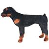 VidaXL Plush Toy Rottweiler Breed Dog Brown and Black XXL 91330