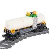 MOC Город Творческий Октан-8W-Цистерна Поезд Игрушки модель Рельсы Строительные Блоки Кирпичи DIY Технические Игрушки
