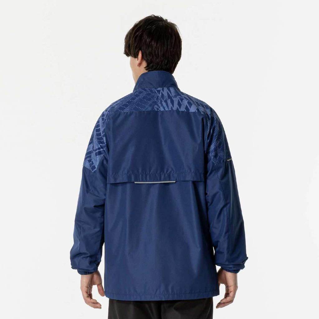 Куртка для тенниса Breath Thermo Warmer с водоотталкивающими свойствами, влагопоглощающая, генерирующая тепло 62MEB520 Estate Blue [Mizuno]