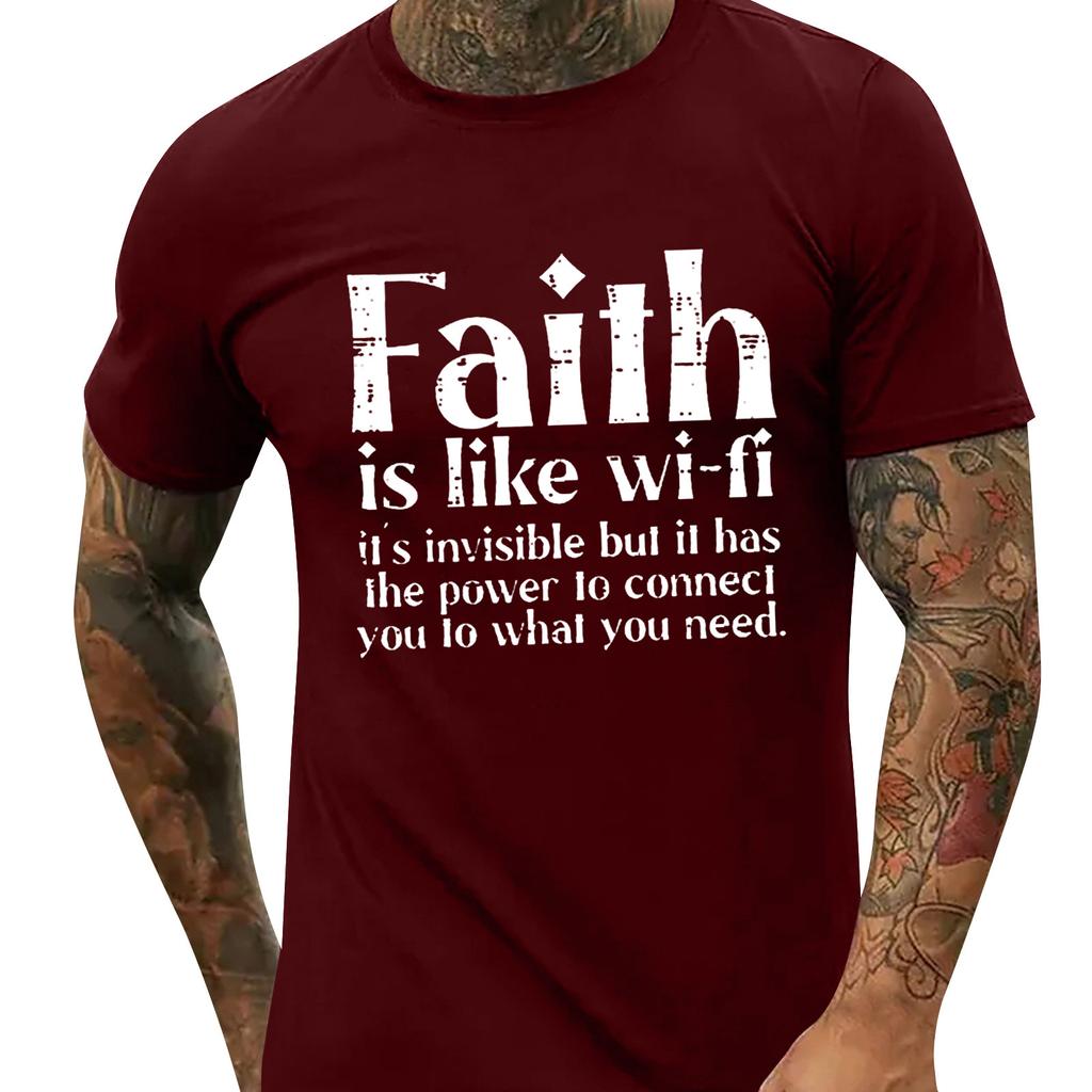 Men's  T-shirt T-shirts Graphic Text Pool3D Printing Street Casual Short Sleeve Printed Clothing Basic