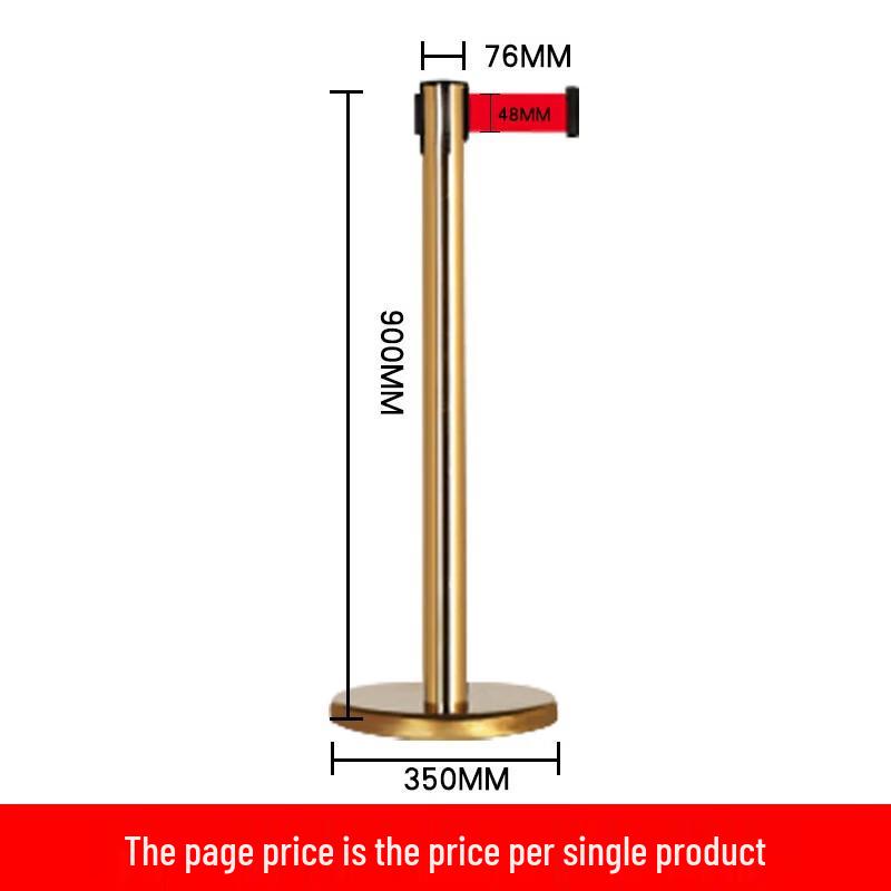 Retractable Belt Queue Barrier Post