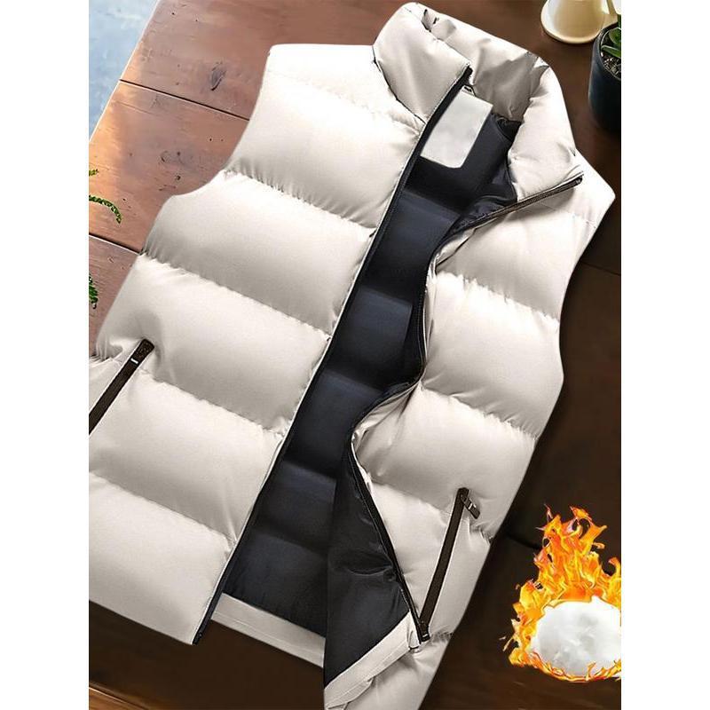 G 58361 Winter Stand Collar Vest Men