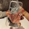 Простой Чехол Для Телефона С Рисунком Сердечек Прозрачный Для iPhone 17 Air 11 12 13 14 15 16 Pro Max 15 14 Plus XS X XR Силиконовый Мягкий Чехол