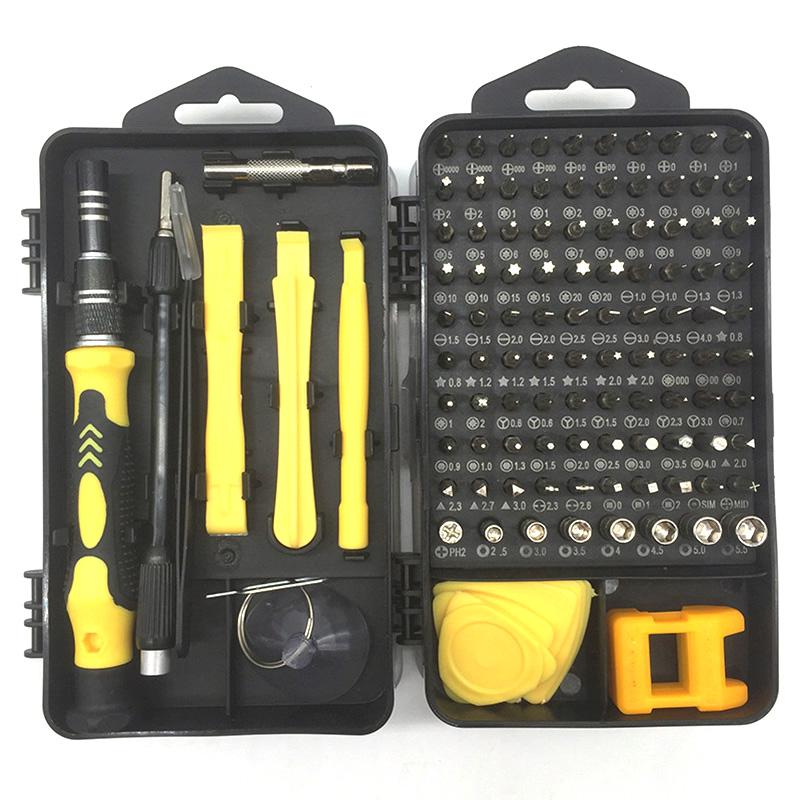 Набор прецизионных отверток 115 в 1, набор инструментов для ремонта своими руками для iPhone, ноутбука, ПК, часов, очков и другой электроники