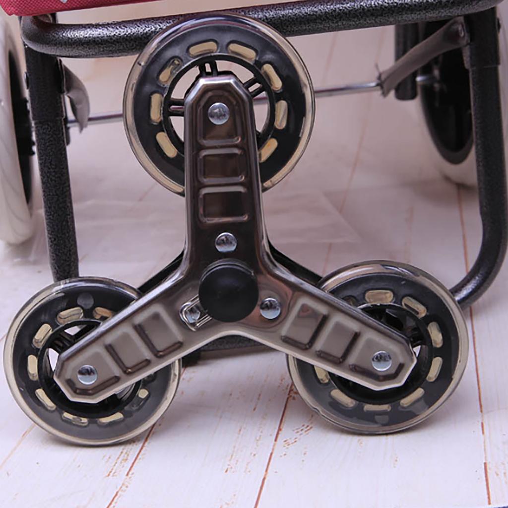 2 шт. Колесо для подъема по лестнице Треугольные ролики для тележки Колесо для подъема по лестнице Колесо для тележки для покупок