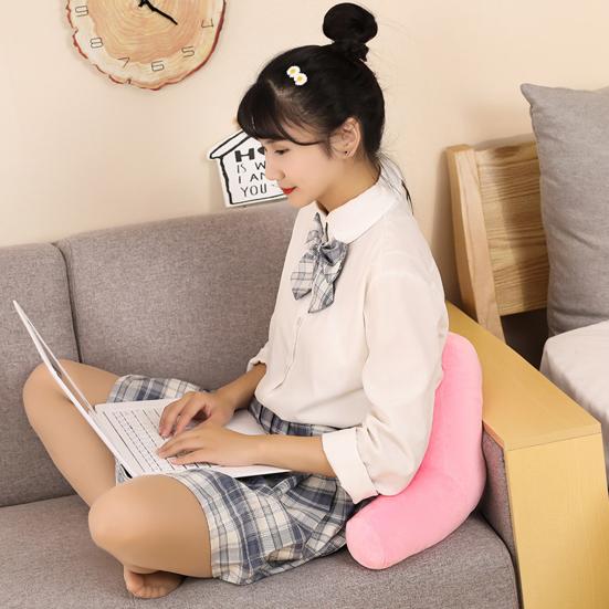 Throw Pillow Cartoon Animal Shape Elastic Fully Filling Plush Stuff Toy Sofa Bed Couch Decoration Office Nap Pillow Chair Waist Protector Car