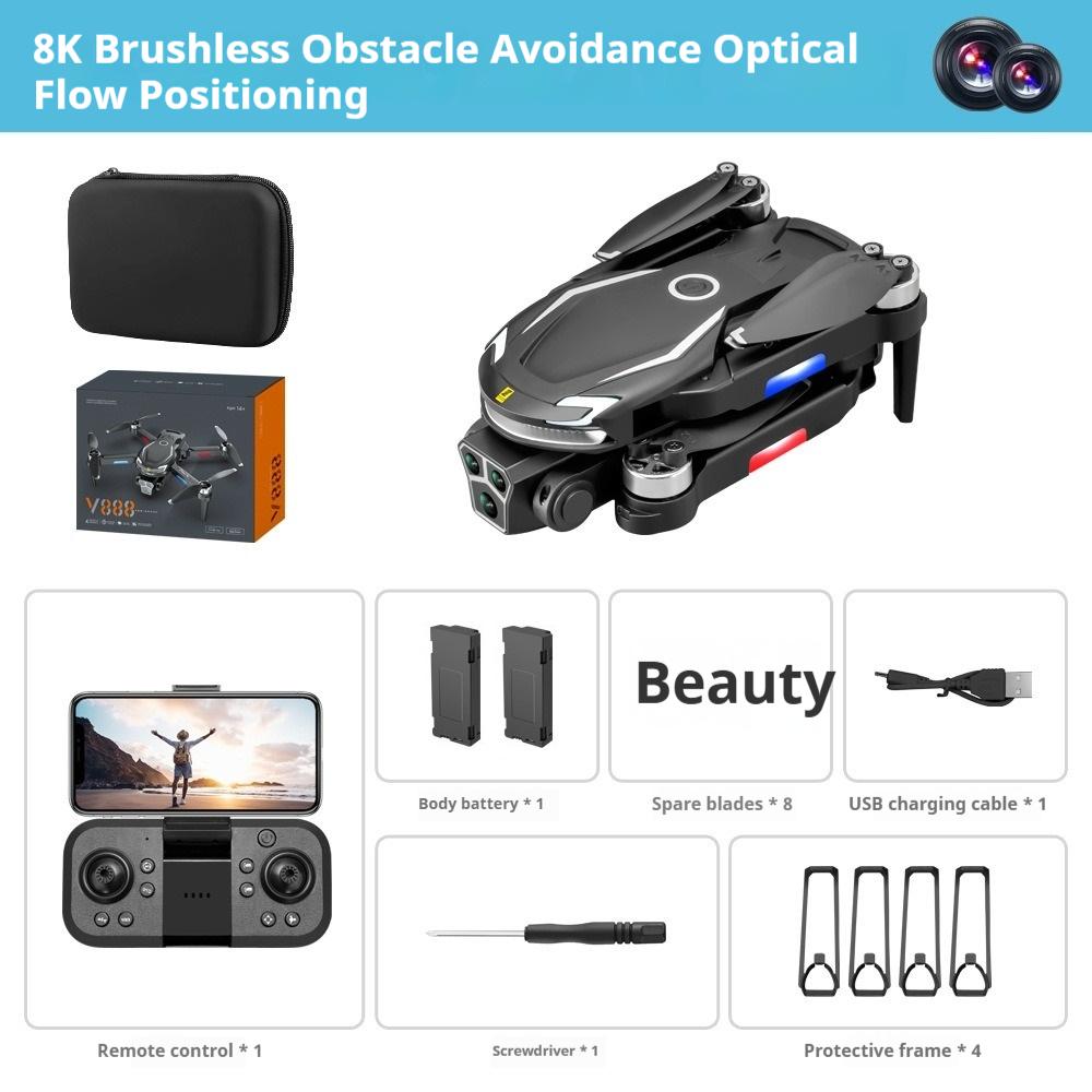 Dual Camera High Definition Remote Control Drone Aircraft 8K Long Endurance Brushless Aircraft