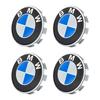 BMW Wheel Hub Caps for 1 3 5 7 Series X1 X3 X5 Blue White Plastic Universal 68mm