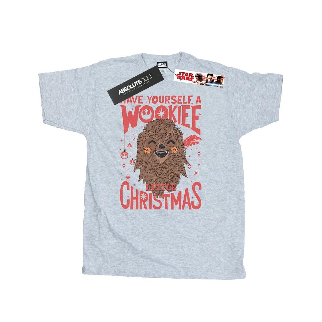 Star Wars Mens Wookiee Little Christmas T-Shirt
