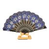 1PC Folding Fan Fashion Photo Prop Portable Sakura Pattern Party Favor Antique Style Hand Held Dance Fan