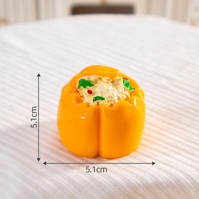 Имитация Мультяшная Вьетнамская Еда Игровой Стол Посуда Смола DIY Аксессуары Кастрюли и Ложки Кухонная Модель Украшения для Машины