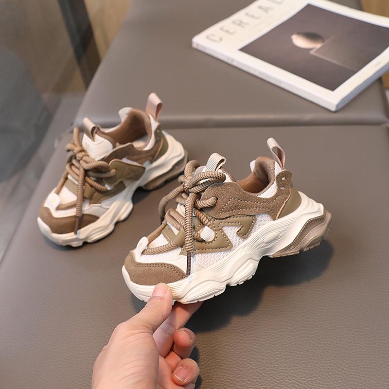 Детские кроссовки, осенняя модная спортивная обувь для мальчиков, Нескользящая повседневная студенческая дизайнерская обувь для девочек, новая обувь для детей
