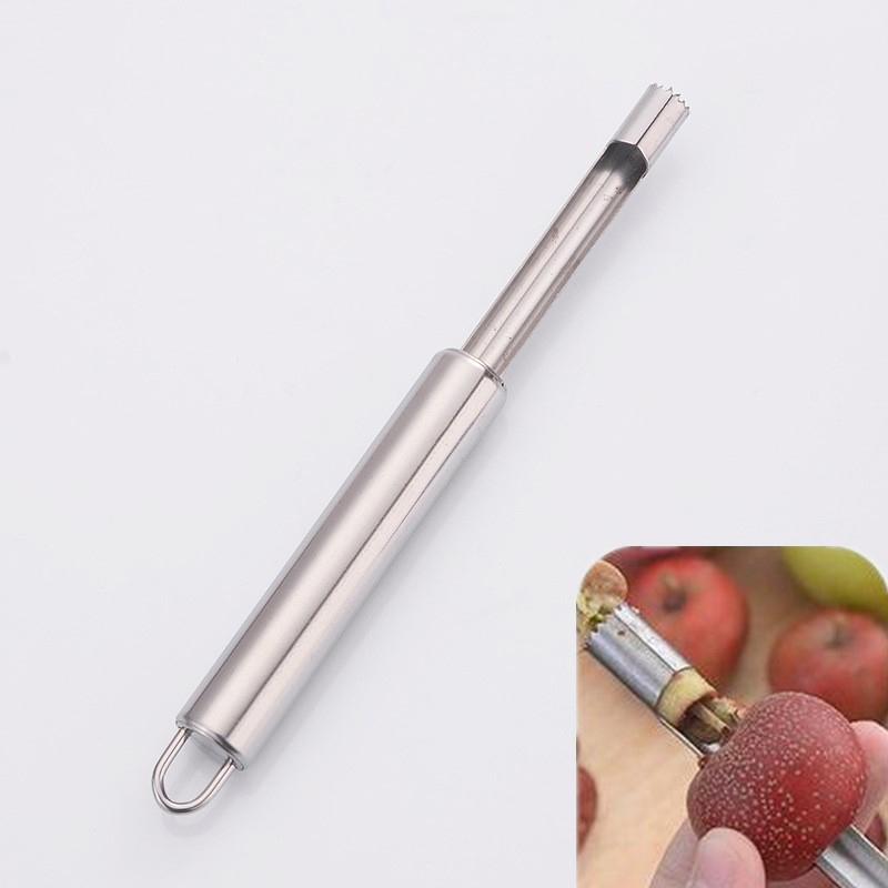 Нержавеющая сталь Удалитель косточек фруктов Удалитель семян яблока Домашний овощной инструмент для красных фиников, груши, боярышника Крутые гаджеты Кухонные аксессуары