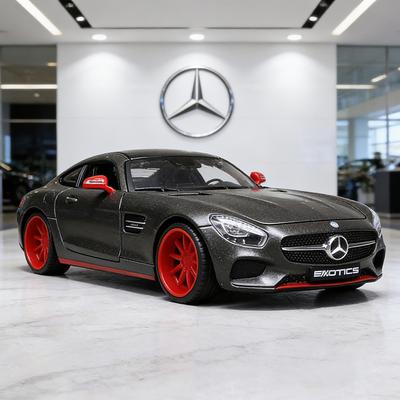 Майсто 1:24 Модель автомобиля Mercedes-Benz AMG GT из сплава, модифицированный автомобиль, литые модели и игрушечные транспортные средства, модель автомобиля, миниатюрная модель автомобиля для детей