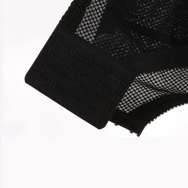 C-E Large Size Breast Thin No Steel Ring Without Sponge Gathered A Pair of Milk Underwear Women's Breathable Anti -light Full Cup Lace Lace Decoration