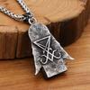 Vintage Retro Baphomet Goat Satan Pendant Necklace Chain Unisex Men Women Fashion Gothic Amulet Talisman Jewelry Party Gift