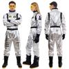 Silver astronaut costume cosplay adult men's and women's space suits, Halloween party stage costumes