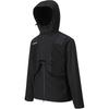 SALOMON Korea Line Spliced Zipper Hooded Faux Two-Piece Long Sleeve Jacket Unisex Jackets Black LC2573900