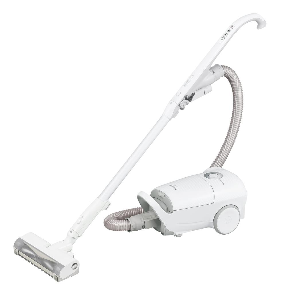 Panasonic Vacuum Paper Pack Clean Equipped with Parent and Child White Cleaner, Type, Lightweight, Tangle-Free Brush, Antibacterial, Sensor, Nozzles,