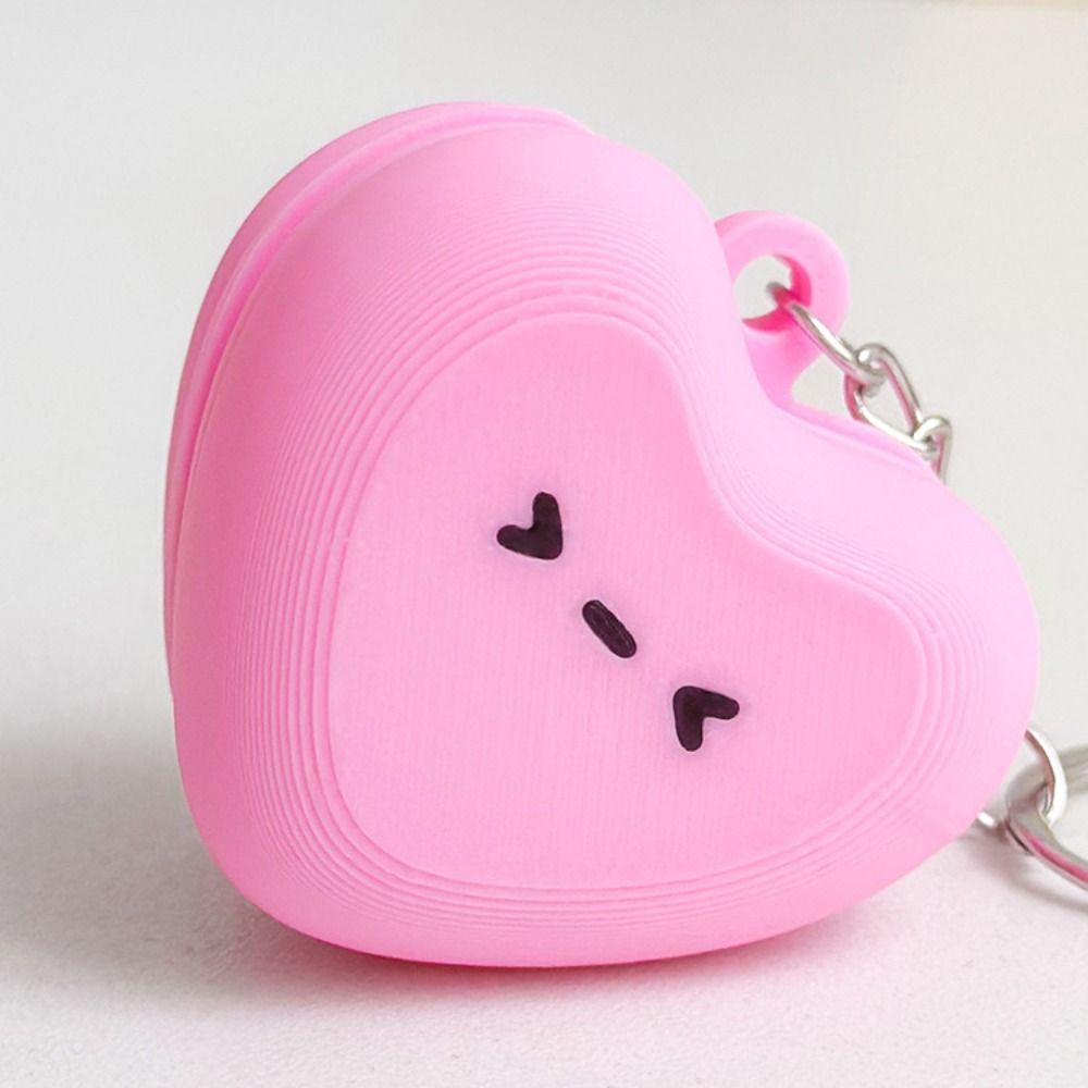 Clicker Sound Keyboard Fidget Clicker LED Light Sound Keyring For Stress Relief