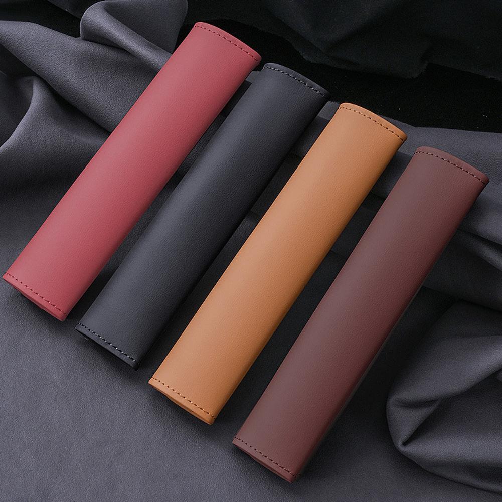 Leather and Suede Car Seat Belt Shoulder Cover Seat Belt Pad Car Styling Interior Seat Belt Cover Accessories