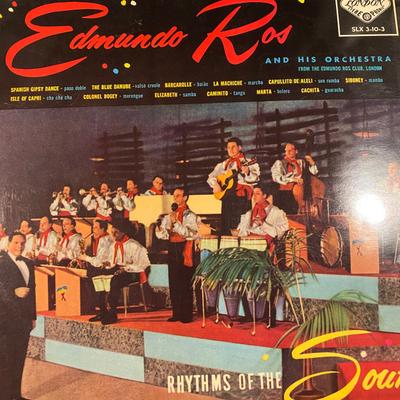 Виниловая пластинка EDMUNDO ROS & HIS ORCHESTRA - Rhythms Of The South SLX3103 LONDON RECORDS Япония Латинская б/у