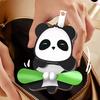 Hand-Crank Fan Cartoon Handheld Fan Cute Animal Shapes Portable Pocket Fan for Picnics Living Rooms Travel