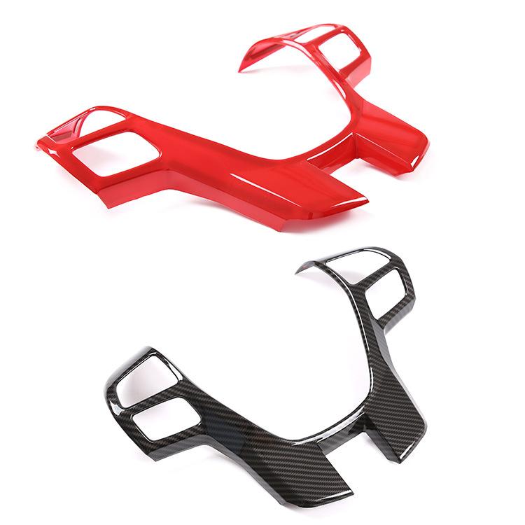 ABS автомобильный Стайлинг, чехол на руль, наклейка на рамку, подходит для Ford Ranger 2015-2022, авто интерьер