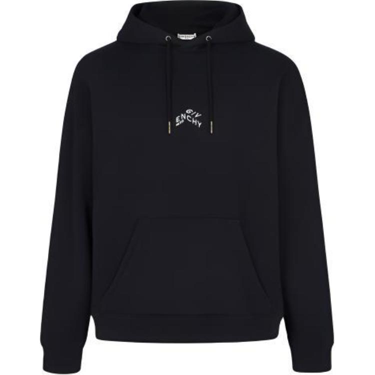 Givenchy Sweatshirts Men's Black Hooded Moderate BMJ09M305B-001