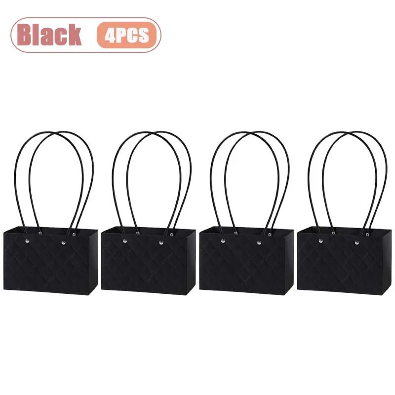 1-10PCS Reusable Waterproof Flower Gift Tote Bag Portable Floral Packaging Bag for Wedding Birthday Party Bouquet ArrangementUse