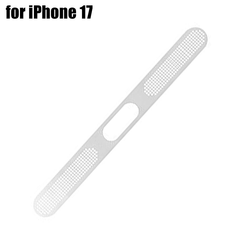 1Pcs Metal Dustproof Net Sticker For iPhone 17 Air 17 Pro Max Easy Install Earpiece Speaker Hole Anti-dust Mesh Protection Cap